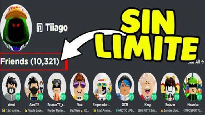 How many friends can you have on roblox