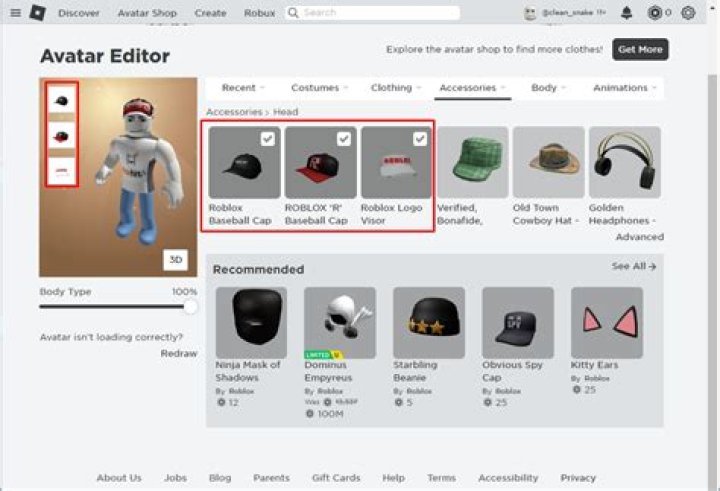 How many hats can you wear in roblox 2020