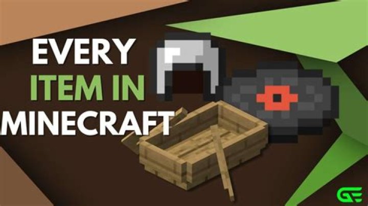 How many items are there in minecraft 2021