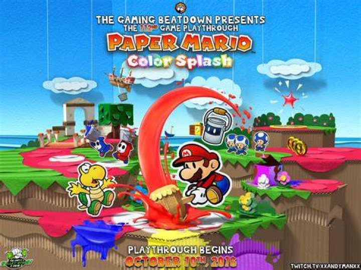 How many players is paper mario color splash