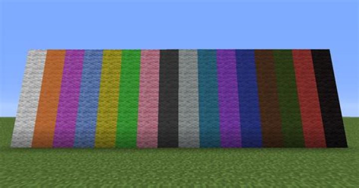 How many wool colors are there in minecraft
