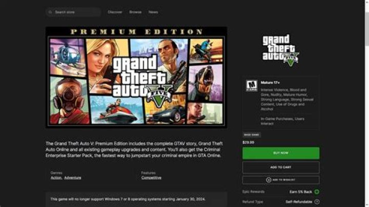 How much is gta 5 for pc