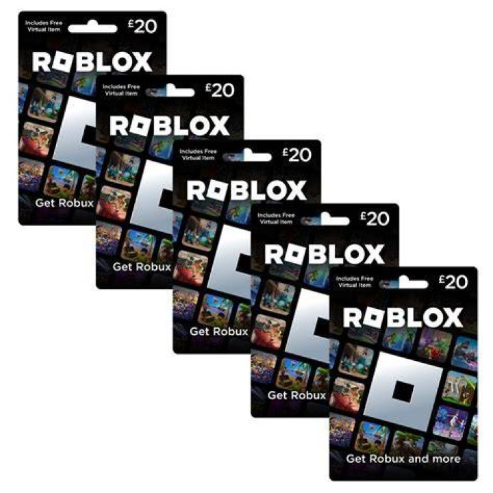 How much is roblox gift card
