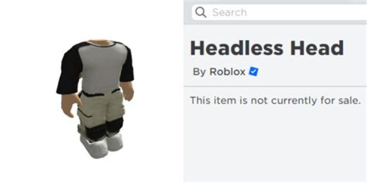 How much is the headless head in roblox