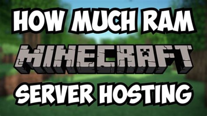How much ram to run a minecraft server