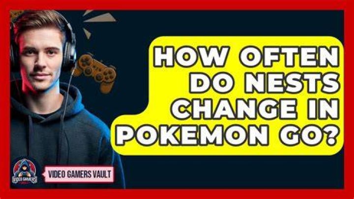 How often do nests change in pokemon go