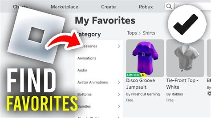How to access your favorites on roblox