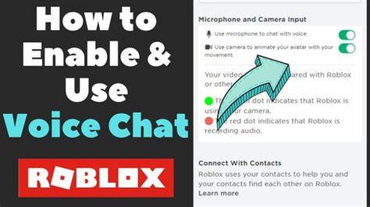 How to activate voice chat on roblox