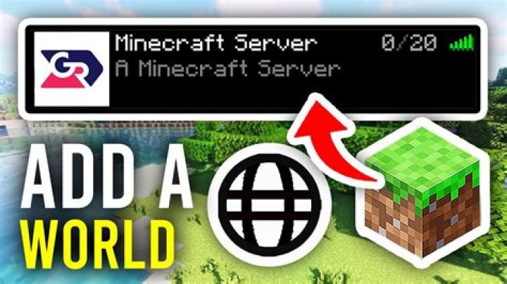 How to add a world to minecraft server