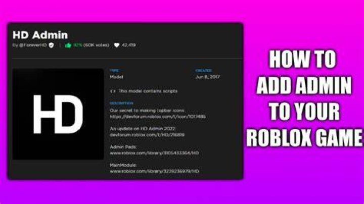How to add admin commands to your roblox game