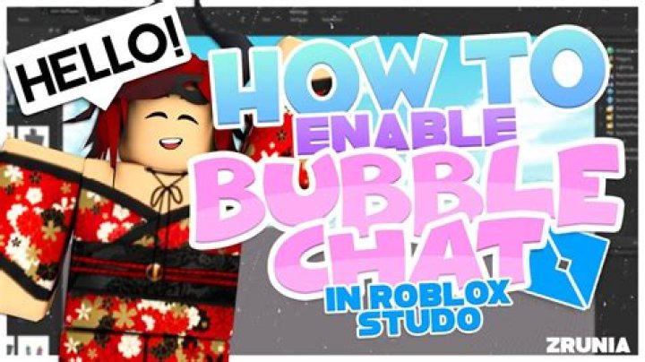 How to add chat bubbles in roblox 2019