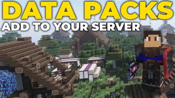 How to add data packs to minecraft server