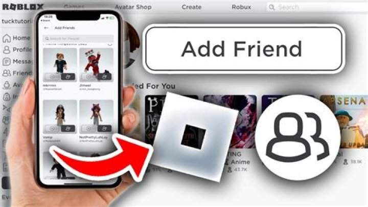 How to add friends on roblox mobile