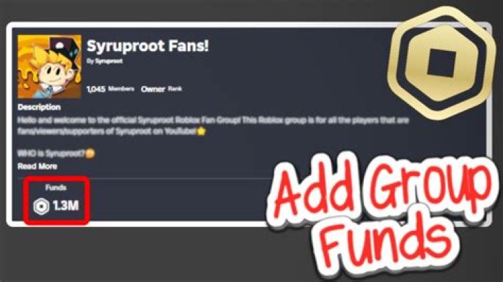 How to add funds in roblox group
