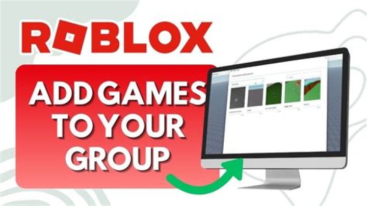 How to add games to your group roblox