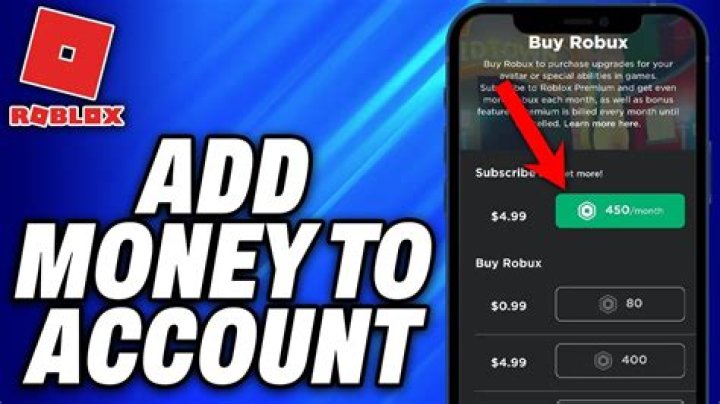 How to add money on roblox