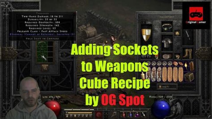 How to add sockets in diablo 3