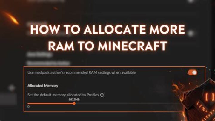How to allocate more ram to minecraft modpacks