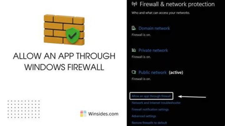 How to allow minecraft through firewall windows 10