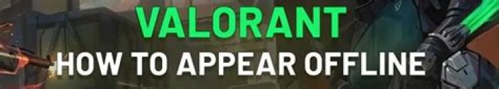How to appear offline valorant