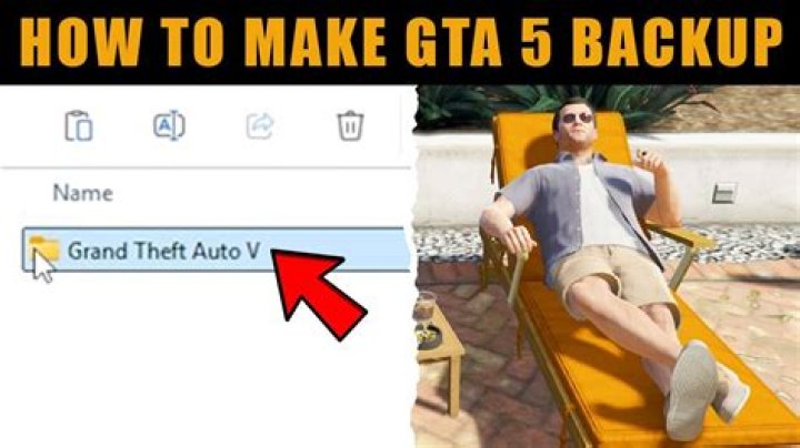 How to backup gta 5