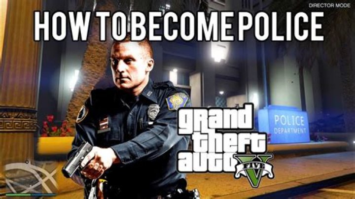 How to be a police officer in gta v