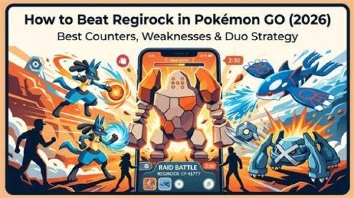 How to beat regirock in pokemon go