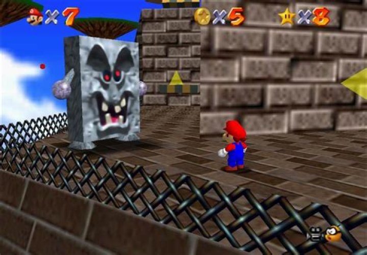 How to beat whomp super mario 64