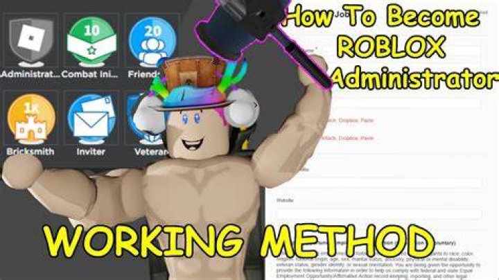 How to become an admin in roblox