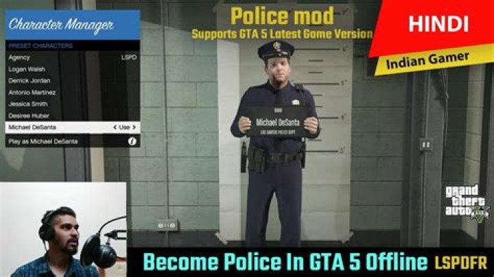 How to become police officer in gta 5