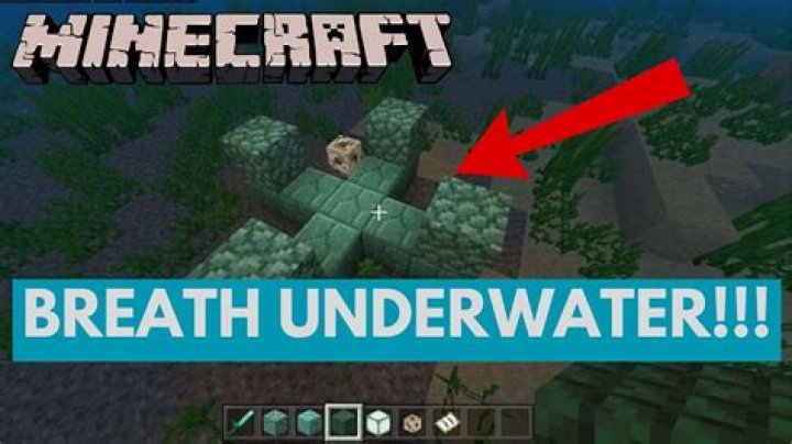 How to breathe underwater in minecraft without potions