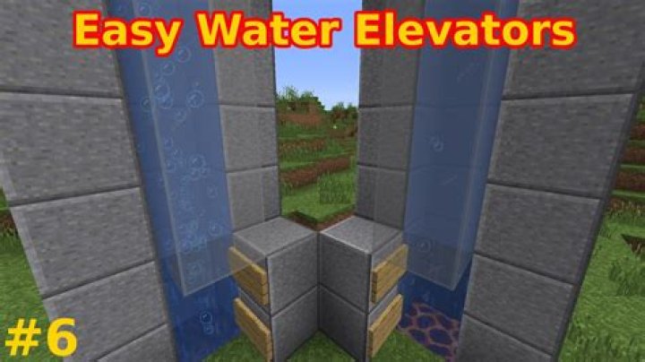 How to build a bubble elevator in minecraft