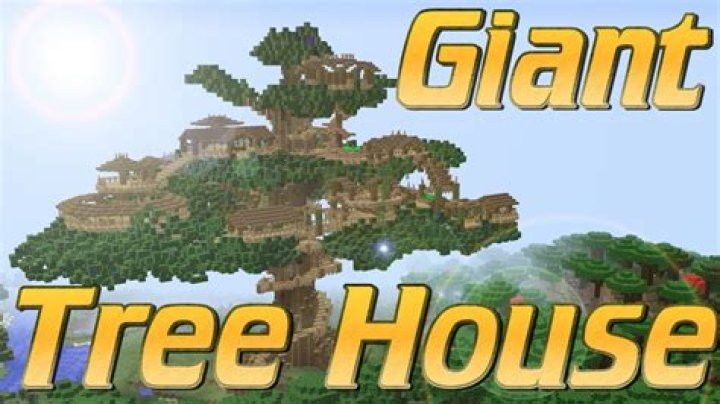 How to build a giant treehouse in minecraft