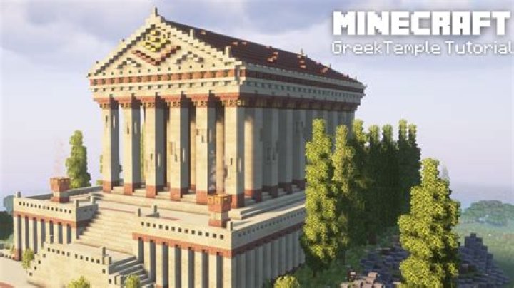 How to build a greek temple in minecraft