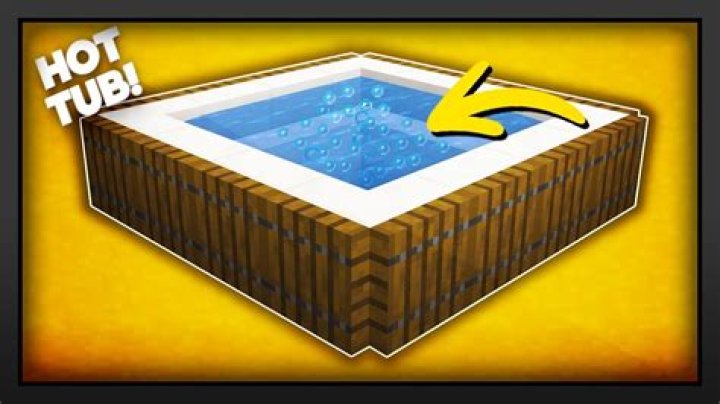 How to build a hot tub in minecraft