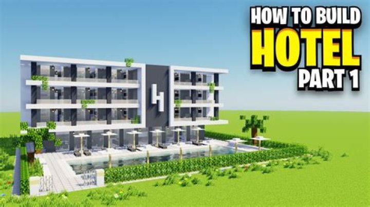 How to build a hotel in minecraft pe