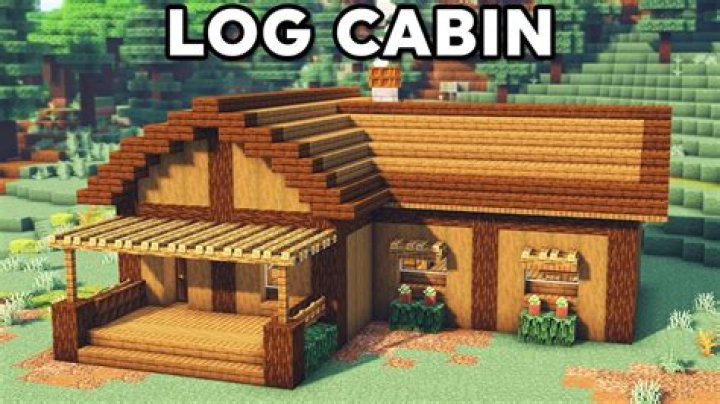 How to build a log cabin in minecraft