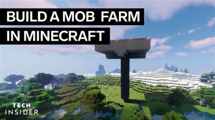 How to build a mob farm in minecraft