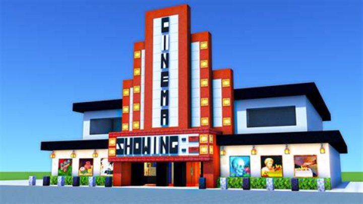 How to build a movie theater in minecraft