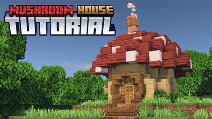 How to build a mushroom house in minecraft