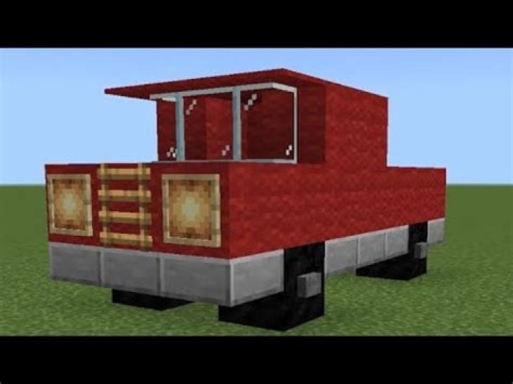 How to build a pickup truck in minecraft