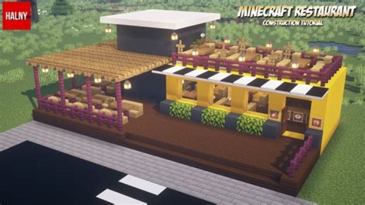 How to build a restaurant in minecraft pe