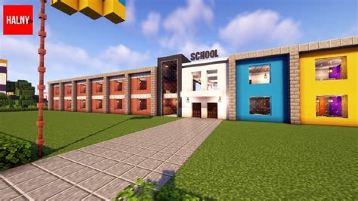 How to build a school in minecraft pe
