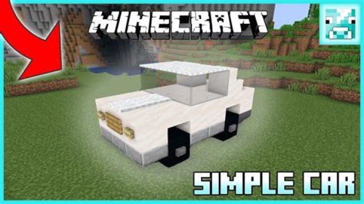 How to build a small car in minecraft