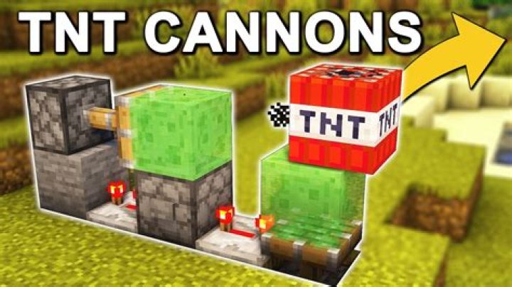 How to build a tnt cannon in minecraft