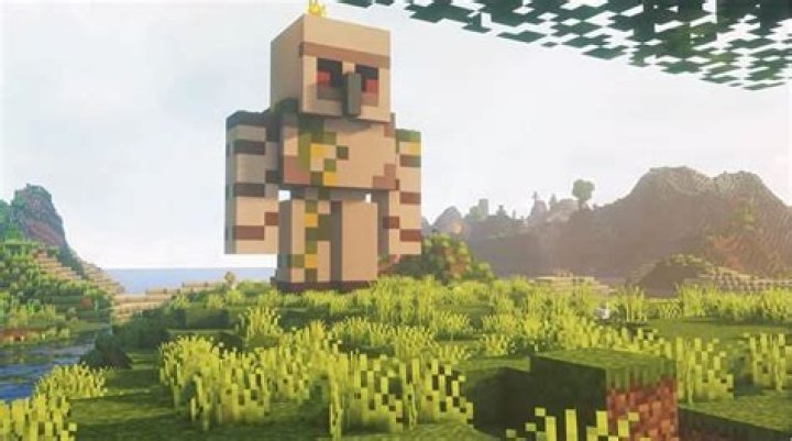 How to build an iron golem in minecraft