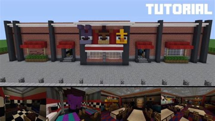 How to build freddy fazbear’s pizzeria in minecraft