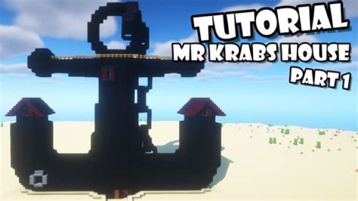 How to build mr krabs house in minecraft