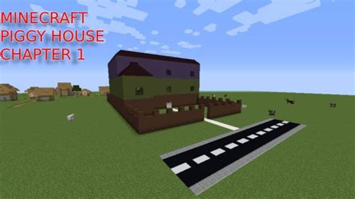 How to build piggy chapter 1 in minecraft
