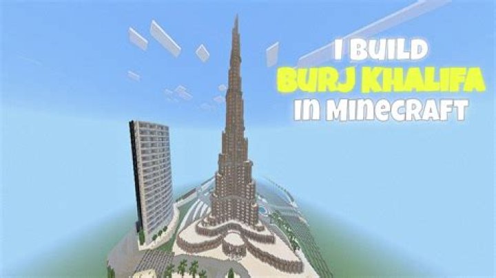 How to build the burj khalifa in minecraft